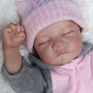 Bambola Reborn Ale 48 cm bambino che dorme - demy twins